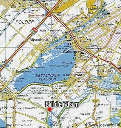 Het kleine, idyllisch gelegen buurtschapje Bilderdam viel t/m 2011 onder drie gemeenten en twee provincies