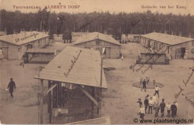 Alberts Dorp (vrouwenkamp bij Soesterberg 1914-1918), ansicht, beeldzijde