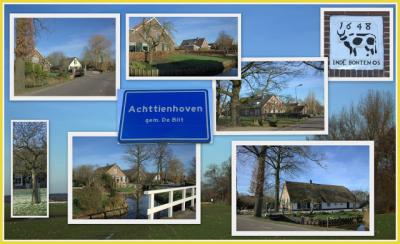Achttienhoven, collage van buurtschapsgezichten (© Jan Dijkstra, Houten)