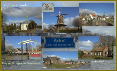 Arkel is een dorp in de provincie Zuid-Holland, in grotendeels de streek Alblasserwaard, deels de streek Vijfheerenlanden, gem. Molenlanden. Het was een zelfstandige gem. t/m 1985. In 1986 over naar gem. Giessenlanden, in 2019 over naar gem. Molenlanden.