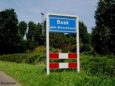 Baak is een dorp in de provincie Gelderland, regio Achterhoek, gemeente Bronckhorst. T/m 2004 gemeente Steenderen.