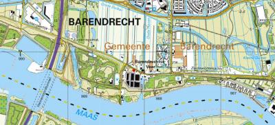 Barendrechtse Veer is een buurtschap in de provincie Zuid-Holland, gemeente Barendrecht. De buurtschap ligt Z van Barendrecht, rond de weg Achterzeedijk, voor zover gelegen rond de weg naar de vroegere hefbrug. (© www.kadaster.nl)
