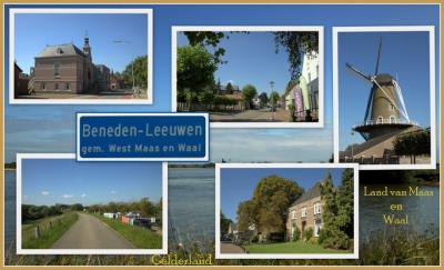 Beneden-Leeuwen is een dorp in de provincie Gelderland, in de streek Land van Maas en Waal, gemeente West Maas en Waal. T/m 1817 gemeeente Leeuwen. In 1818 over naar gemeente Wamel, in 1984 over naar gemeente West Maas en Waal. (© Jan Dijkstra, Houten)