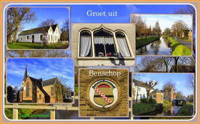 Benschop is een dorp in de provincie Utrecht, in de streek Lopikerwaard, gemeente Lopik. Het was een zelfstandige gemeente t/m 1988. (© Jan Dijkstra, Houten)