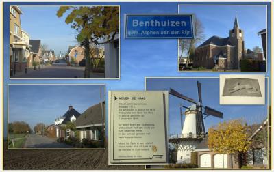  Benthuizen, collage van dorpsgezichten (© Jan Dijkstra, Houten)