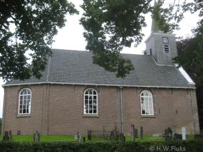 Boornbergum, de Hervormde kerk uit 1871 is het enige rijksmonument van dit dorp