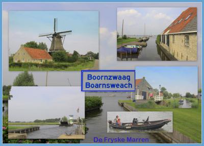 Boornzwaag, collage van dorpsgezichten (© Jan Dijkstra, Houten)