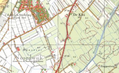 De Klei is een buurtschap in de provincie Zuid-Holland, gemeente Noordwijk. De buutschap ligt Z van de dorpskern van Noordwijk-Binnen. (© www.kadaster.nl)