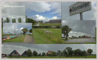 Domwier, collage van buurtschapsgezichten (© Jan Dijkstra, Houten)