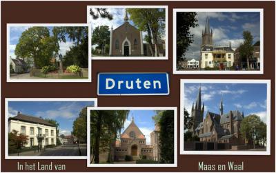 Druten, collage van dorpsgezichten (© Jan Dijkstra, Houten)