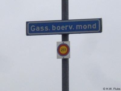 Een ander 'topografisch record' is Gasselterboerveenschemond, dat de langste plaatsnaam van Nederland in 1 woord blijkt te zijn. Maar 'Drent'n bint zuunig'; zo'n lange naam werd ook een lang dus 'duur' straatnaambordje, dus hebben ze dat maar ingekort...