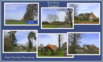 Ginkel, collage van buurtschapsgezichten (© Jan Dijkstra, Houten)