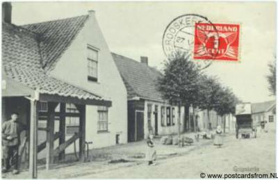 Grijpskerke, dorpsgezicht, 1927