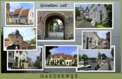 Harderwijk, nog een collage van stadsgezichten (© Jan Dijkstra, Houten)