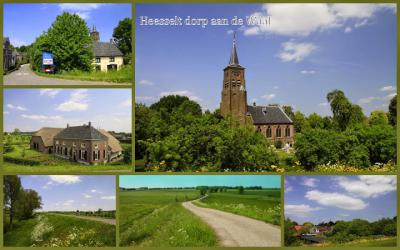 Heesselt, collage van dorpsgezichten (© Jan Dijkstra, Houten)