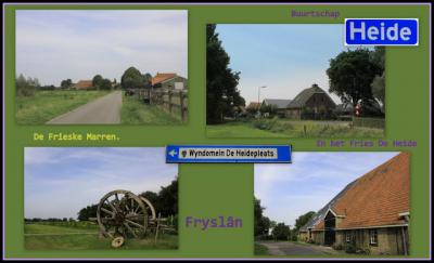 Heide, collage van buurtschapsgezichten (© Jan Dijkstra, Houten)