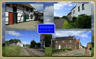 Hilleshagen, collage van buurtschapsgezichten (© Jan Dijkstra, Houten)