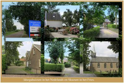 Idsegahuizum, collage van dorpsgezichten (© Jan Dijkstra, Houten)