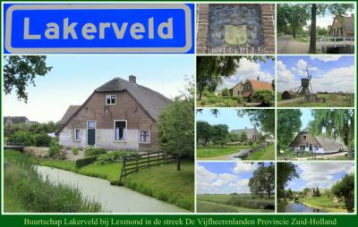 Lakerveld, collage van buurtschapsgezichten (© Jan Dijkstra, Houten)