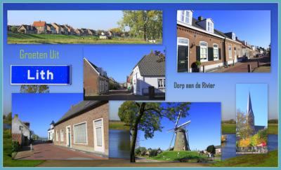 Lith, collage van dorpsgezichten (© Jan Dijkstra, Houten)