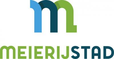 Het logo van de gemeente Meierijstad is een M, met de kleur donkerblauw voor economie, lichtblauw voor ruimtelijk en groen voor natuur. Verder is de M te kantelen, dan staat er een 3, symbool voor de drie gemeenten die in de nieuwe gemeente zijn opgegaan.
