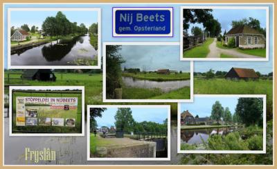 Nij Beets, collage van dorpsgezichten (© Jan Dijkstra, Houten)