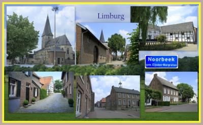Noorbeek, collage van dorpsgezichten (© Jan Dijkstra, Houten)