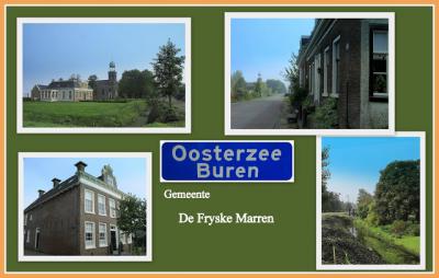 Oosterzee, collage van dorpsgezichten (© Jan Dijkstra, Houten)