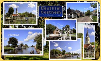Oosthem is een dorp in de provincie Fryslân, gemeente Súdwest-Fryslân. T/m 2010 gemeente Wymbritseradiel. (© Jan Dijkstra, Houten)
