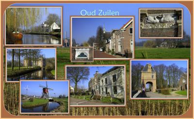 Oud-Zuilen, collage van dorpsgezichten (© Jan Dijkstra, Houten)