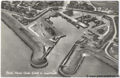 Oudeschild, haven, 1967