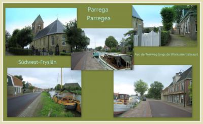 Parrega, collage van dorpsgezichten (© Jan Dijkstra, Houten)