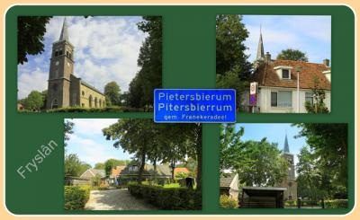 Pietersbierum, collage van dorpsgezichten (© Jan Dijkstra, Houten)