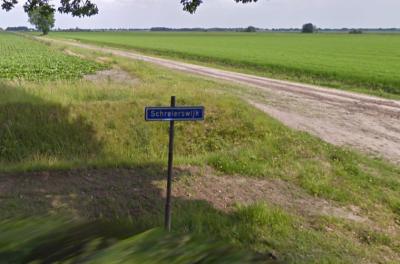 Schreierswijk is een buurtschap in de provincie Drenthe, gemeente Aa en Hunze. T/m 1997 gemeente Gasselte. Foto aan de zuidkant van de gelijknamige weg, anno 2009. (© Google StreetView)