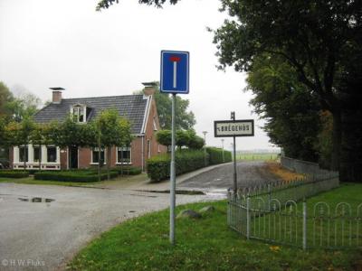 In het W hoekje van Ureterp aan de Vaart léék dit een buurtschapsbordje (in 2009), maar het bleek het bordje van buurthuis 't Brêgehûs (van Buurtvereniging Rounom de Griene Brêge), dat achter dit pand staat. Het bordje staat er inmiddels niet meer.
