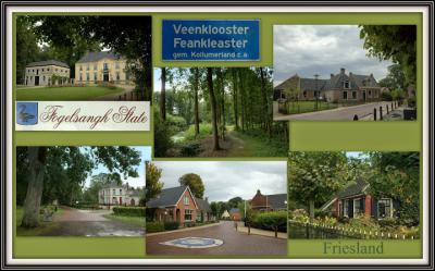 Veenklooster, collage van dorpsgezichten (© Jan Dijkstra, Houten)