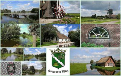 Vlist, collage van dorpsgezichten (© Jan Dijkstra, Houten)