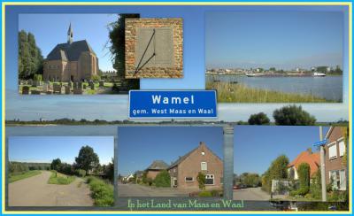 Wamel, collage van dorpsgezichten (© Jan Dijkstra, Houten)