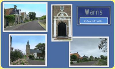 Warns, collage van dorpsgezichten (© Jan Dijkstra, Houten)