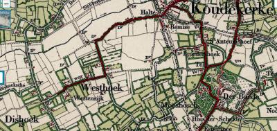 Westhoek is een buurtschap in de provincie Zeeland, in de streek Walcheren, gemeente Veere. T/m 30-6-1966 gemeente Koudekerke. Per 1-7-1966 over naar gemeente Valkenisse, in 1997 over naar gemeente Veere. De plaatsnaam verschijnt vanaf ca. 1900 op kaarten