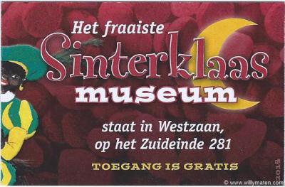 Het Sinterklaasmuseum te Westzaan wordt ieder jaar in de Sinterklaastijd opnieuw opgebouwd, in het tuinhuisje van de eigenaren.
