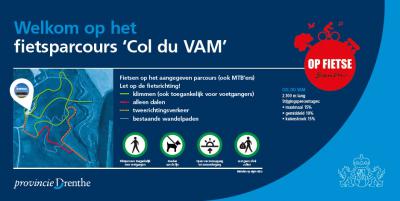 In oktober 2018 is in Wijster op een deel van de stortplaats de Col du VAM gerealiseerd. Met een lengte van in totaal ruim 2 km en stijgingspercentages van 10 tot 15 procent is het een uitdaging voor wielrenners en mountainbikers.