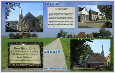 Wiuwert, collage van dorpsgezichten (© Jan Dijkstra, Houten)
