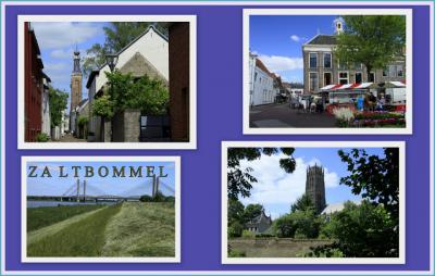 Zaltbommel, collage van stadsgezichten (© Jan Dijkstra, Houten)