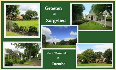 Zorgvlied, collage van dorpsgezichten (© Jan Dijkstra, Houten)