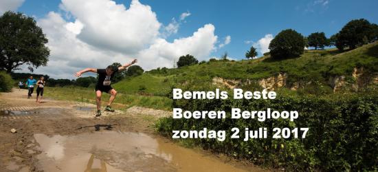 In Bemelen zijn ze niet alleen muzikaal maar ook nog sportief; zo is er begin juli de Bemels Beste Boeren Bergloop over 7,5 of 15 km. Dat is vast afzien over de Bemelerberg... Maar na de klim mag je ook weer naar beneden en dat is iets makkelijker. :-)