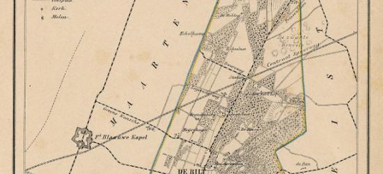 Gemeente De Bilt anno ca. 1870, kaart J. Kuijper (collectie www.atlasenkaart.nl)