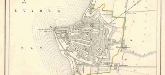 Gemeente Harlingen anno ca. 1870, kaart J. Kuijper (collectie www.atlasenkaart.nl)