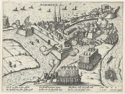 Bommenede, verovering, 1575 