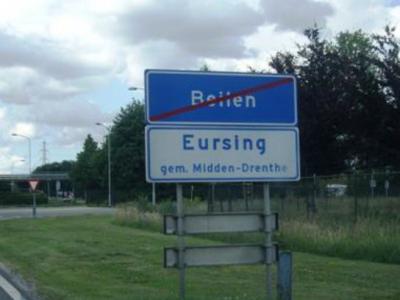 De oude Beilense buurtschap Eursing is rond 1970 afgebroken t.b.v. de noordelijke uitbreidingen van het dorp Beilen. Nadien heeft men de weg tussen het dorp en het Oranjekanaal Eursing genoemd en is die bebouwing de gelijknamige buurtschap geworden.